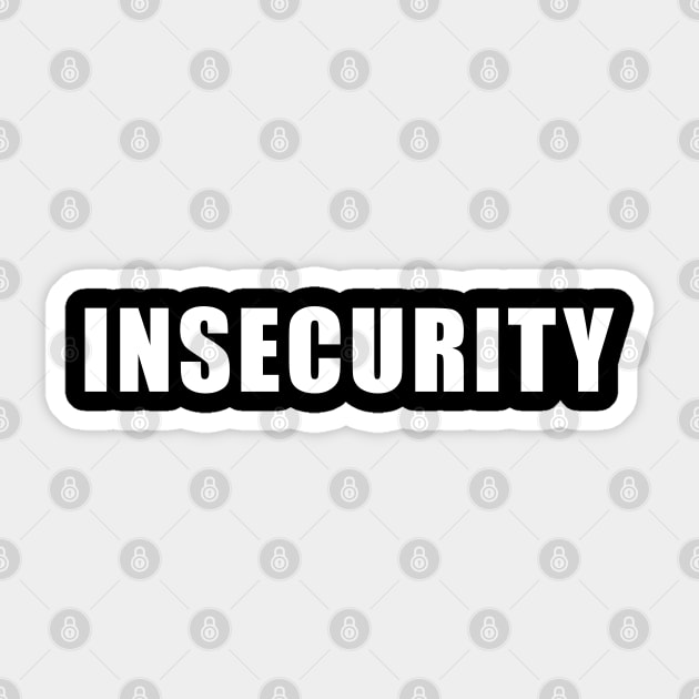 Insecurity Sticker by Mint Forest